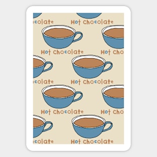 Hot Chocolate Pattern Sticker